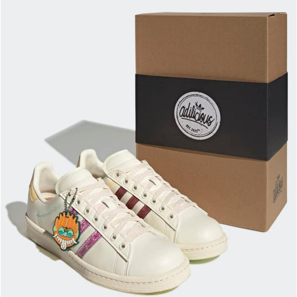 Adidas Campus Kolam ADILICIOUS CITY Cream White Pink Stripes Men’s 10-Women’s 11 main image 5